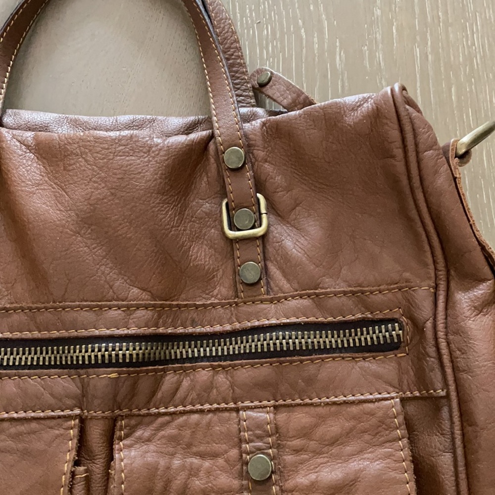 Campomaggi Italian Leather Messenger Bag Purse - Picture 6 of 10